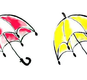 ペンギンの簡単な描き方 夏の絵手紙イラスト 暑中見舞い 残暑見舞い 絵手紙教室くぼ田