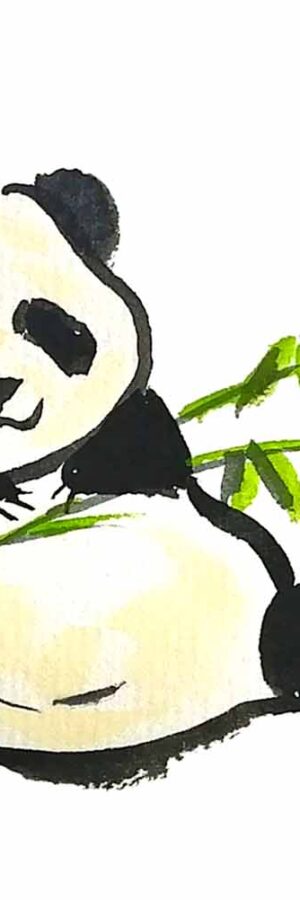 バナナの簡単な描き方２ 皮を向いたバナナ 果物の絵手紙イラスト 6月 7月 8月 9月 10月 春 夏 秋 通年 初心者 絵手紙教室くぼ田